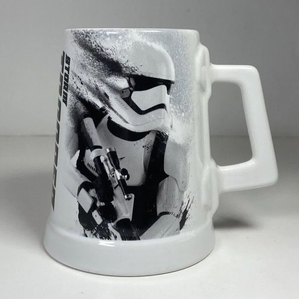 Star Wars Stormtrooper Coffee Mug Lucasfilm White/Black Ceramic 16oz - Picture 7 of 12